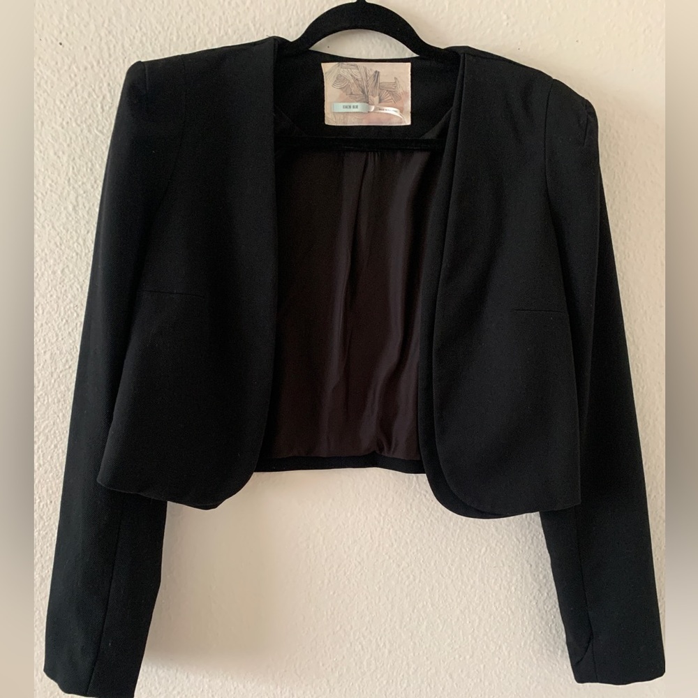 Kimchi Blue Black Cropped Blazer Used